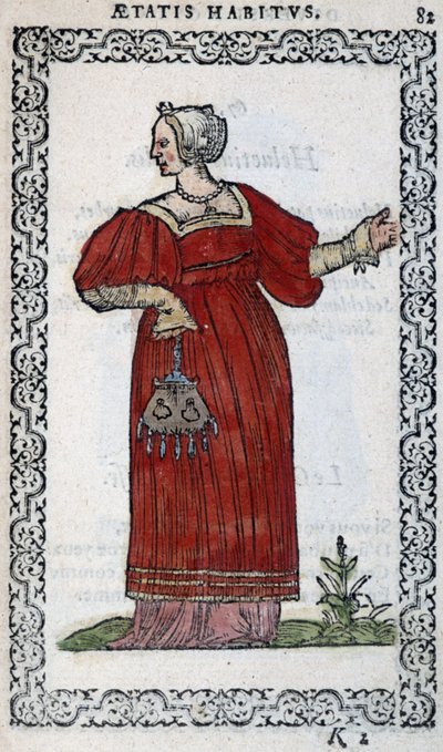 Sveitsiläinen nainen - Jean Sulperiuksen teoksessa "Habits et efigies". tekijältä Unknown artist