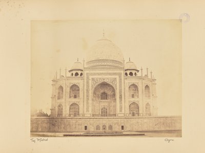 Taj Mahal. Agra tekijältä Unknown artist