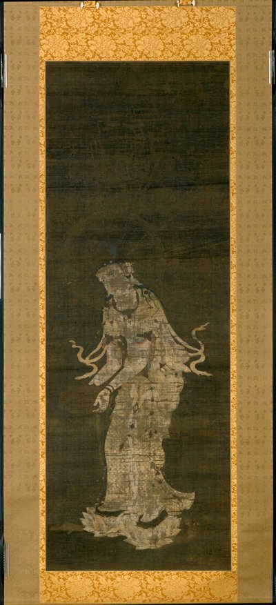 Bodhisattva Kannon, triptyykistä Lähestyminen Amida-kolminaisuuteen tekijältä Unknown artist