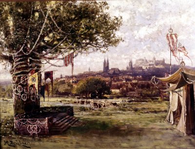 Nürnbergin mestarilaulajat (Die Meistersinger von Nürnberg), Richard Wagnerin luoma ooppera: Brucknerin skenografia. Wagner-museo Bayreuth. tekijältä Unknown artist