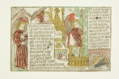 Viinirypäleiden vuosikerta, teoksesta Blockbook Apocalypse (Maailmanloppu) tekijältä Unknown artist