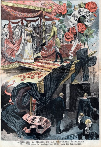 Elisabeth de Wittelsbachin saapuminen Wieniin tekijältä Unknown artist