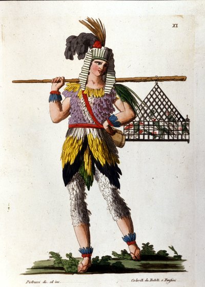 Papagenon rooli, Mozartin "" Taikahuilu (Die Zauberflote; Taikahuilu) hahmo tekijältä Unknown artist