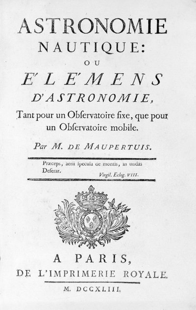 M. de Maupertuis