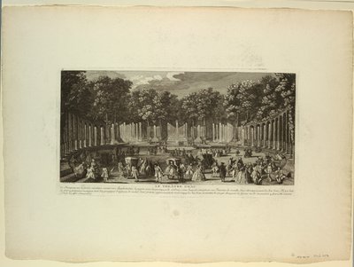 Versailles, puutarhat, vesiteatteri tekijältä Unknown artist