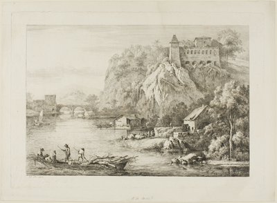 Näkymä Carmes de Causseesiin Lyonissa tekijältä Unknown artist