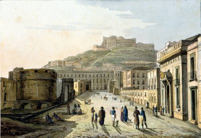 Näkymä strada del mololle ja Castel Sant