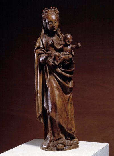 Neitsyt ja lapsi Puuveistos 1300-luvulta. Valmistettu Pohjois-Ranskassa. Musee Vivenel, Compiegne tekijältä Unknown artist