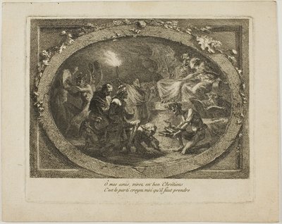 Voltaire saatanallisessa juhlassa tekijältä Unknown artist