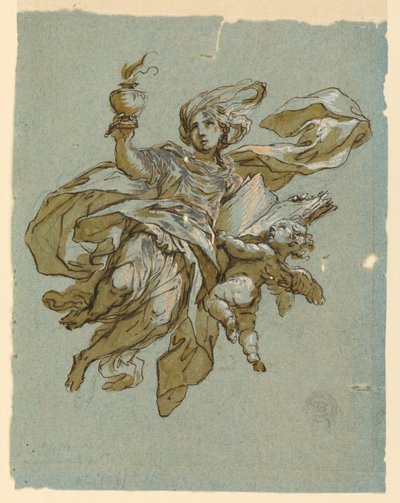 Seinämaalaus valppauden allegorialla tekijältä Unknown artist
