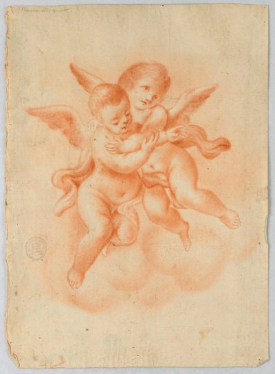 Siivekäs Putti pilvissä tekijältä Unknown artist