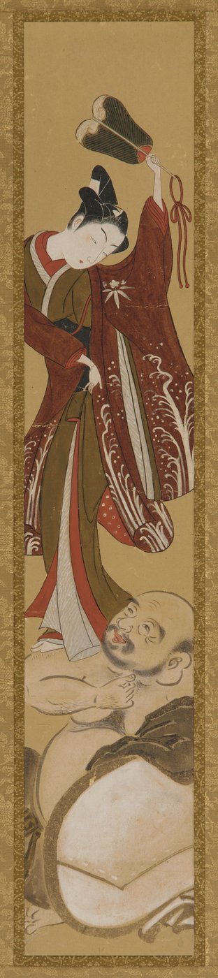 Nuori mies seisoo Hotein olkapäällä tekijältä Unknown artist