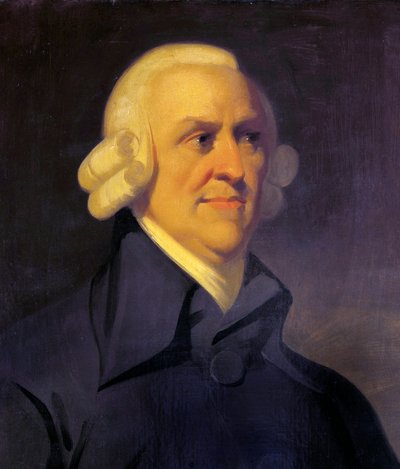 yksityiskohta Adam Smithin muotokuva (1723-1790) - Nimetön - 1795 - Öljy kankaalle - 77,9x64,5 - Skotlannin kansallisgalleria, Edinburgh tekijältä Unknown artist