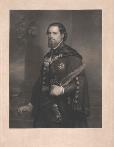 herra Hissin tila noin vuonna 1850. (miehet) tekijältä Unknown artist