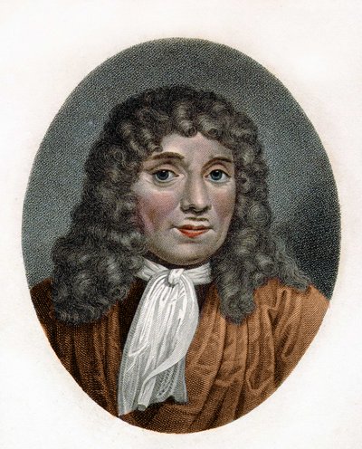 muotokuva Antonie Van Leeuwenhoekista tai Anton van Leeuwenhoekista tai Leeuvenhoekista tai Leeuwenhoeckista. Hollantilainen luonnontieteilijä (1632-1723). 1700-luvun kaiverrus. tekijältä Unknown artist