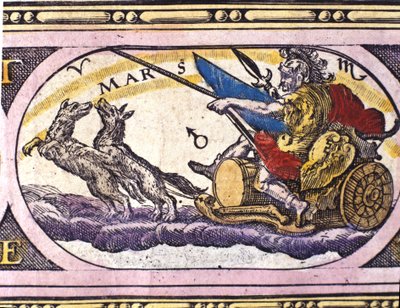 Marsin esitys 1600-luvulta (kaiverrus) tekijältä Unknown artist