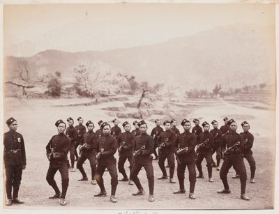 4. Gurkha (kivääri) -rykmentin osasto tekijältä Unknown photographer