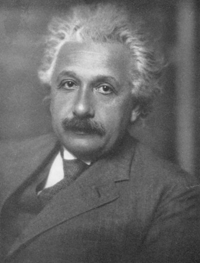 Albert Einstein (m/w kuva) tekijältä Unknown photographer