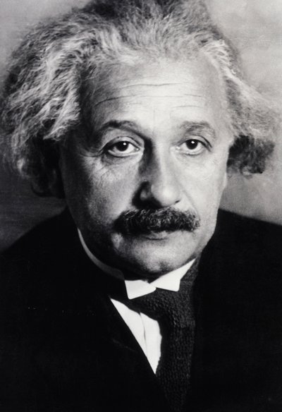 Albert Einstein (m/w kuva) tekijältä Unknown photographer