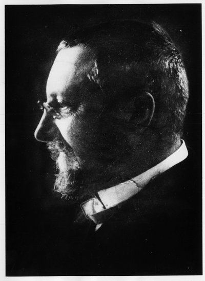 Alfred Binet, ranskalainen fysiologi ja psykologi, Charcotin opiskelija (1857-1911). tekijältä Unknown photographer