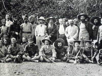 Auguste Pavie (1847-1925), bretonilainen tutkimusmatkailija ja ranskalais-englantilainen Ylä-Mekong-lähetystö vuonna 1895. tekijältä Unknown photographer