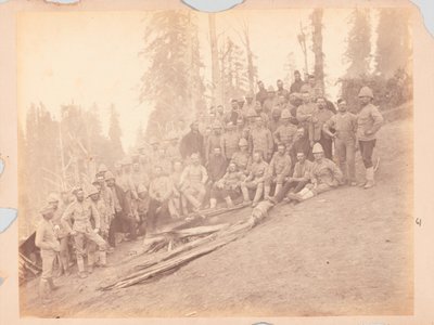 Brittiläiset upseerit, Black Mountain Expedition tekijältä Unknown photographer
