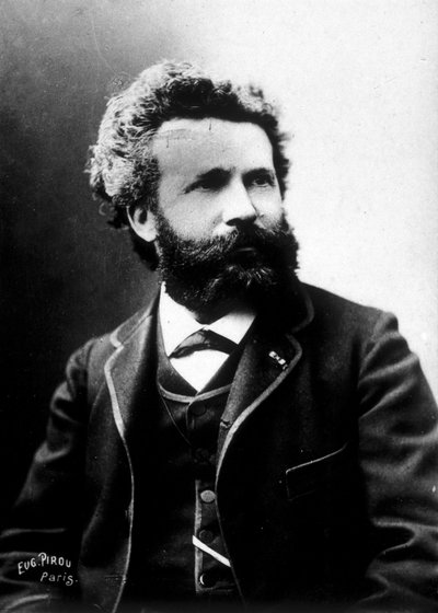 Camille Flammarion, ranskalainen tähtitieteilijä, noin 1890 tekijältä Unknown photographer