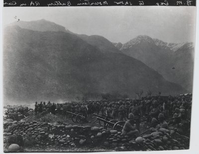 ?Cease Firing?, No. 1 British Mountain Battery, Black Mountain Expedition, 1891 tekijältä Unknown photographer