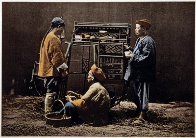 Kiinalainen ravintola matkustaa 1800-luvun lopulla. tekijältä Unknown photographer