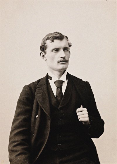 Edvard Munch anonyyminä, n. 1889 - Valokuva - Norjan kansalliskirjasto, Oslo tekijältä Unknown photographer