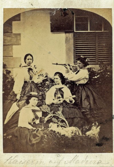 Elisabeth, Itävallan keisarinna ja Unkarin kuningatar (24. joulukuuta 1837 - 10. syyskuuta 1898) (kuva) tekijältä Unknown photographer