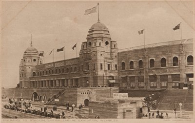Sisäänkäynti stadionille, British Empire Exhibition, Wembley tekijältä Unknown photographer