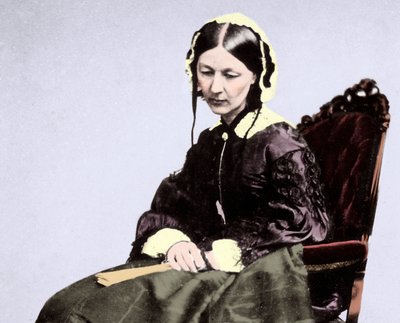 Florence Nightingale (1820-1910) tekijältä Unknown photographer