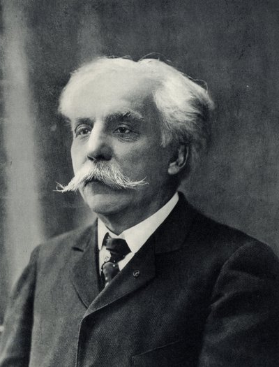 Gabriel (Urbain) Faure (1845-1924). Ranskalainen säveltäjä. Valokuvan mukaan. tekijältä Unknown photographer