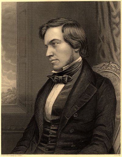 "George Fownes (1815-1849). Brittiläinen kemisti, noin 1860 (kaiverrus). tekijältä Unknown photographer