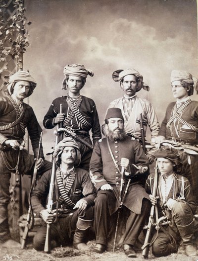 Georgian Warriors of Batum (tai Batumi) City of Georgia, Adjaria pääkaupunki tekijältä Unknown photographer