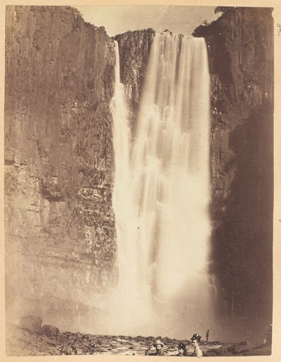 Howick Falls, Umgeni-joki, Natalin maakunta, Etelä-Afrikka, noin 1882 tekijältä Unknown