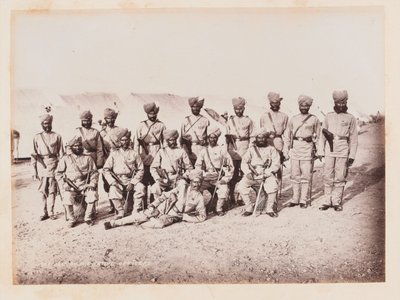 Intian upseerit 28. Bombay Native Jalkaväen, 1884 noin tekijältä Unknown