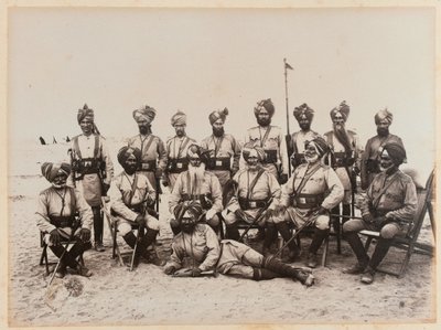 9. Bengalin ratsuväen intialaiset upseerit, 1885 tekijältä Unknown