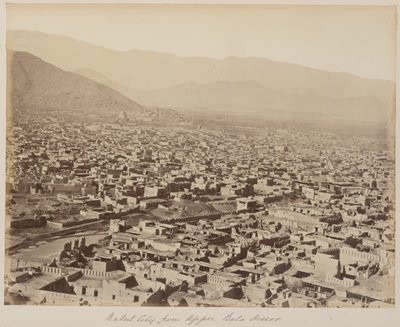 Kabulin kaupunki, 1880 tekijältä Unknown