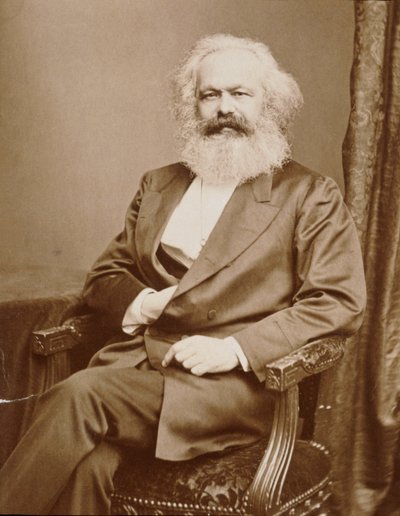 Karl Marx (valokuva) tekijältä Unknown photographer