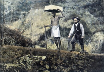 Kentzer: kullan etsijä ja sen kantaja - valokuvaus, 1800-luvun loppu tekijältä Unknown photographer