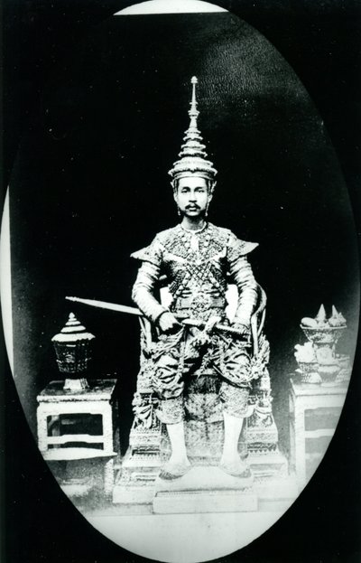 Kuningas Chulalongkorn, n. 1880 (m/v kuva) tekijältä Unknown photographer