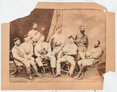 4. Goorkha-rykmentin upseerit, 1879 tekijältä Unknown
