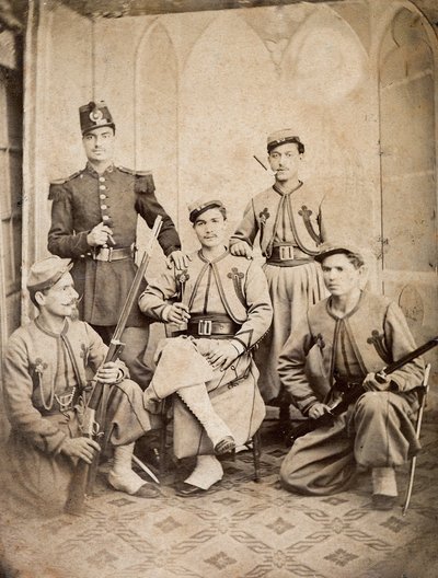 Paavin Zouaves - Paavin zouaves - 1865 - tekijältä Unknown photographer