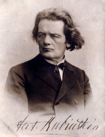 Anton Rubinsteinin muotokuva (m/w kuva) tekijältä Unknown photographer