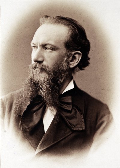 Camillo Boiton muotokuva, italialainen kirjailija ja arkkitehti (1836-1914). tekijältä Unknown photographer