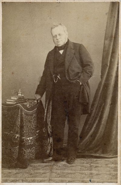Cavourin kreivi Camillo Berson (1810-61) muotokuva - noin 1855 tekijältä Unknown photographer