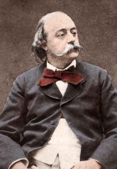 Englannin kirjailijan Gustave Flaubertin (1821-1880) muotokuva tekijältä Unknown photographer