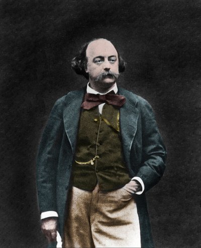 Englannin kirjailijan Gustave Flaubertin (1821-1880) muotokuva tekijältä Unknown photographer
